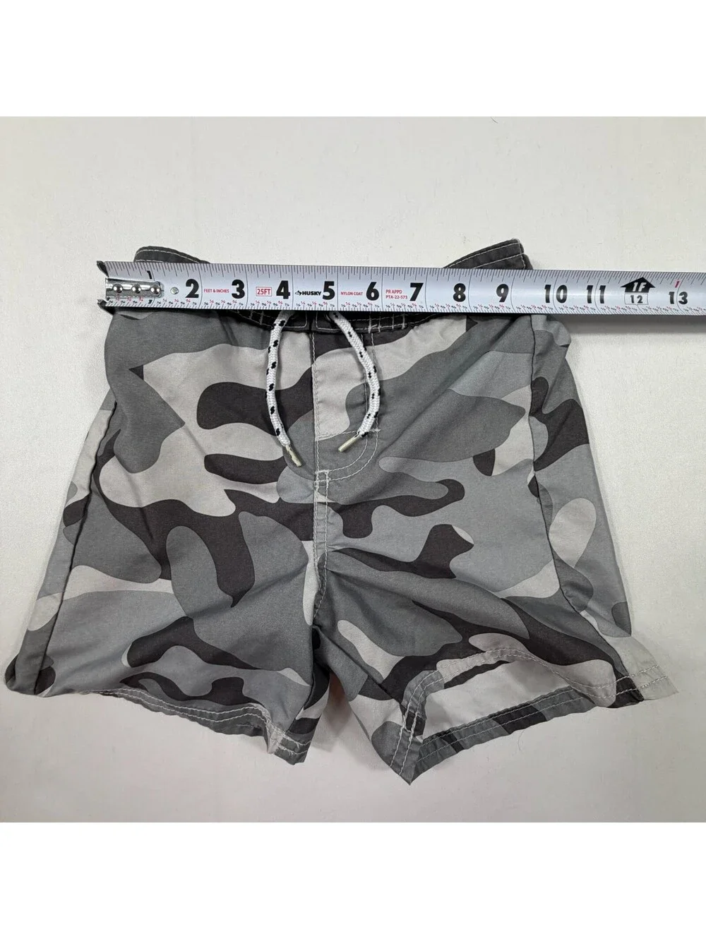 OshKosh B'gosh Boys 3T Gray Camouflage Swim Trunks